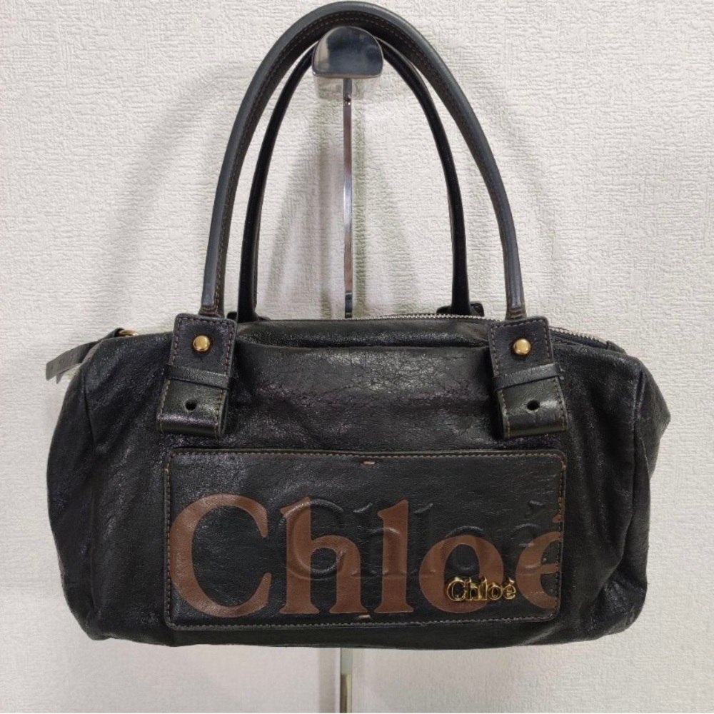 Authentic Preloved Chloe Bag with Textured Leather and Gold Hardware